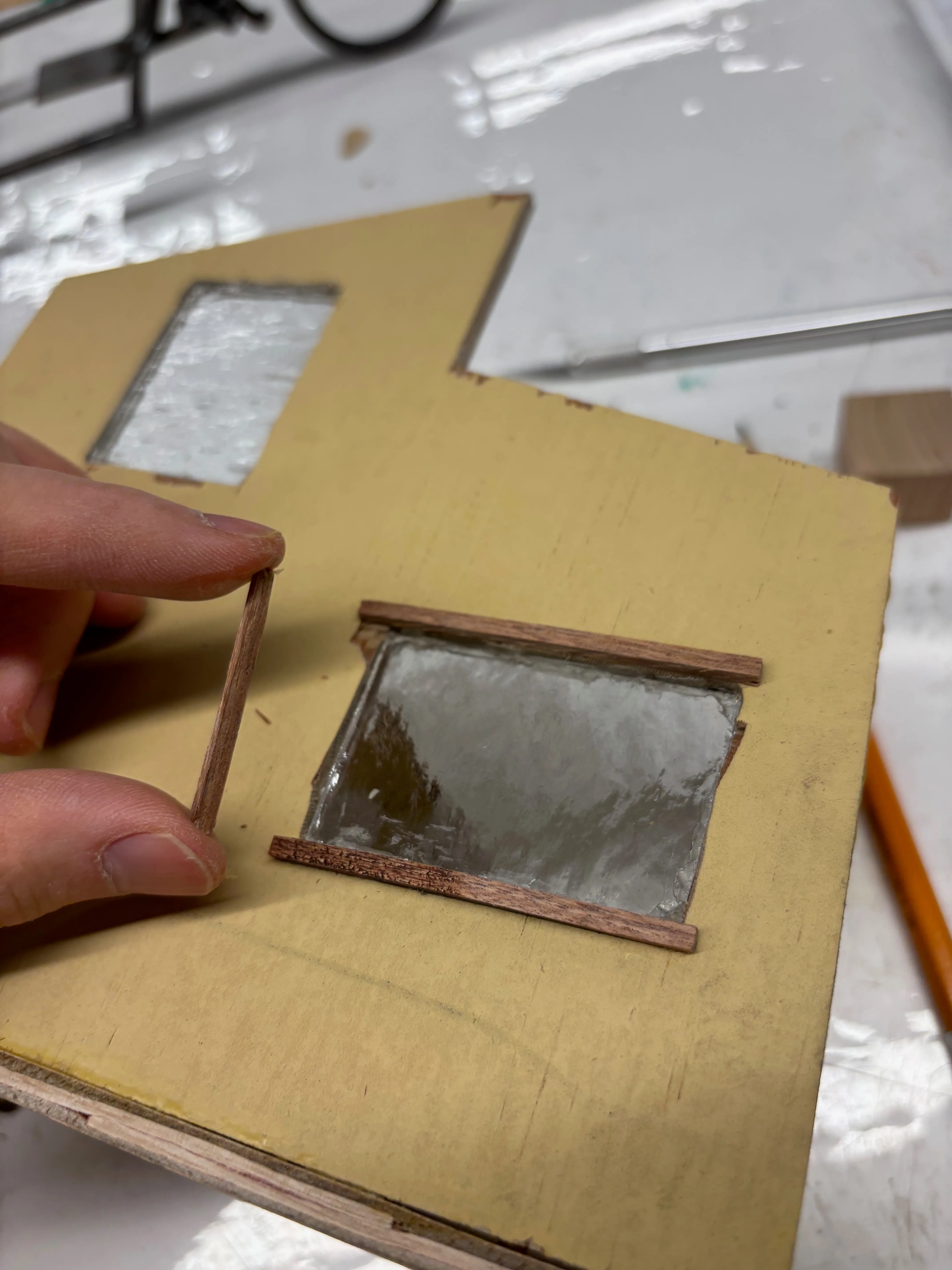 Adding trim to windows.